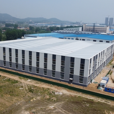 Αποθήκη κατασκευασμένης χάλυβα με δομές H-Section Beams 50 ετών διάρκεια ζωής