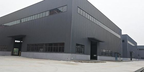 Σταθερή δομή χάλυβα μακράς διάστασης H τμήμα βαμμένο χάλυβα κτίριο μεγάλου πλαισίου εργοστάσιο προετοιμασίας