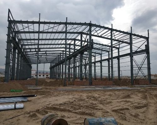 Πύλη Φρέμα Χάλυβα Στήλη Στήλη Χάλυβα δομή Αποθήκη υψηλού επιπέδου προσαρμογή