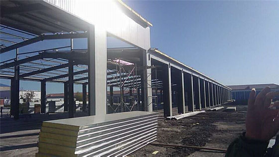 Εργαστήριο κατασκευής χάλυβα Q235B Q355B Μεγάλο γερανό ετοιμότητα