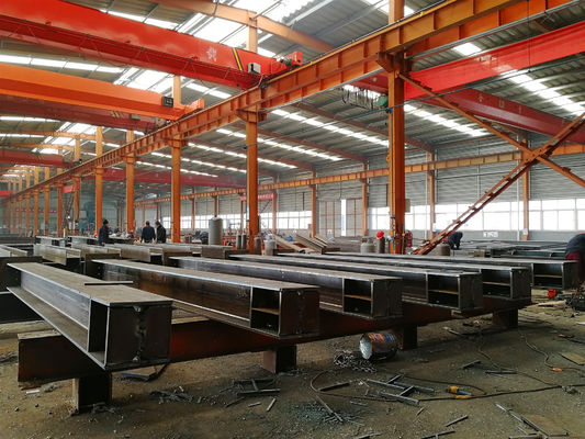 Εργαστήριο κατασκευής χάλυβα Q235B Q355B Μεγάλο γερανό ετοιμότητα