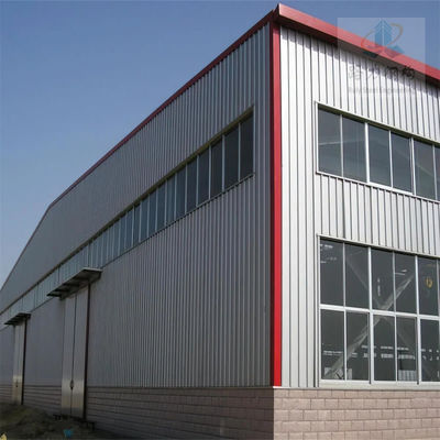 Προετοιμασμένη χάλυβα δομή αποθήκη Custom Design Bolt συγκολλημένη σύνδεση