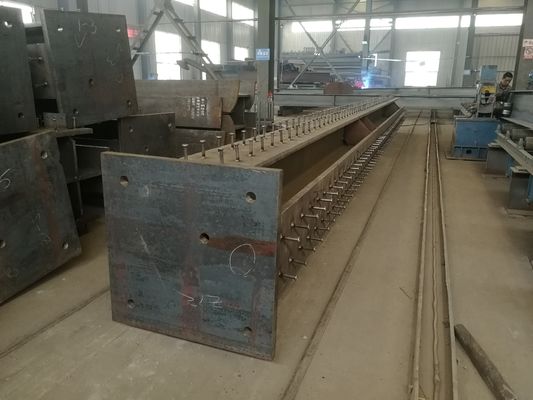 Προετοιμασμένη χάλυβα δομή H-Section στήλη δομή Q235B Q355B