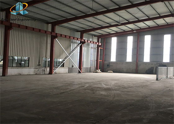 Q355B Προσυσκευασμένη δομή χάλυβα δομή χάλυβα αποθήκης