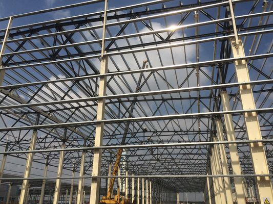 Εργαστήριο κατασκευής μεταλλικών κτιρίων/ατσάλινων πλαισίων/αγελαδινών σπιτιών/βαρέων/ελαφρών/βιομηχανικών δομών από χάλυβα