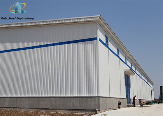 GB Standard Low Cost Metal Buildings Workshop Σιδηροπλαίσιο Προσυσκευασμένη χάλυβα δομή