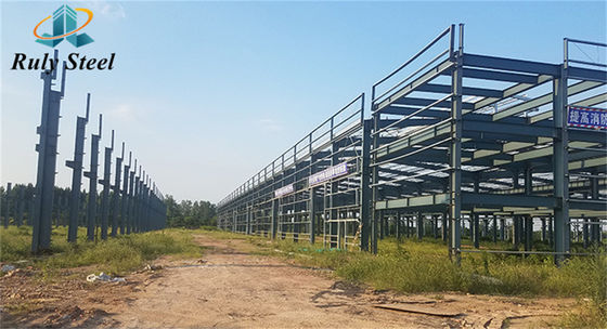 GB Standard Low Cost Metal Buildings Workshop Σιδηροπλαίσιο Προσυσκευασμένη χάλυβα δομή