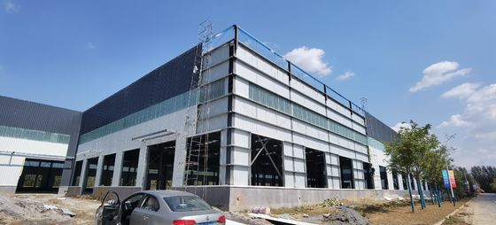 Προσυσκευασμένη αποθήκη χάλυβα με δοκάρια H-Section και γαλβανισμένο φινίρισμα