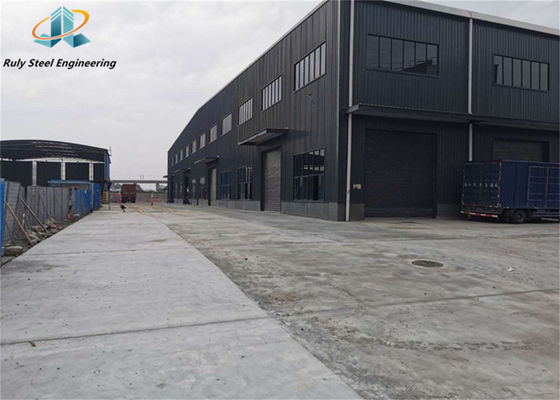 Q355B Προσυσκευασμένη χάλυβα δομή κτίριο γρήγορη συναρμολόγηση αποθήκη για αποθήκευση
