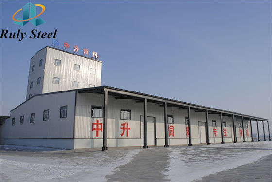 Εργοστάσιο αποθήκευσης χάλυβα H-Section Prefab