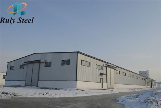 Εργοστάσιο αποθήκευσης χάλυβα H-Section Prefab
