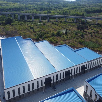 1.8mm Ζυγισμένη δομή χάλυβα Αποθήκη Prefab κτίριο