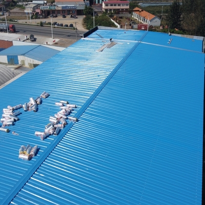 Προκατασκευασμένη Αποθήκη Χάλυβα με Μπουλόνια, Βιομηχανικό Εργαστήριο, Στέγαστρο