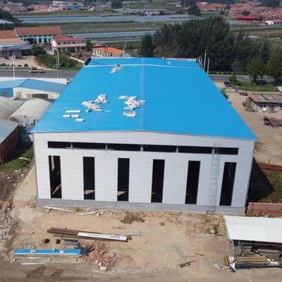 Καθαρό κτίριο αποθήκης χάλυβα Span Light Gauge Prefab σχεδιασμός
