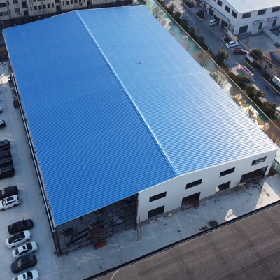 Καθαρό κτίριο αποθήκης χάλυβα Span Light Gauge Prefab σχεδιασμός