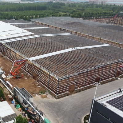 Προκατασκευασμένο Κτίριο από Χάλυβα Q235B Q355B ASTM A36 Πιστοποιημένο