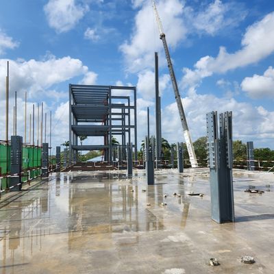 Σύγχρονο σχεδιασμό Προσυσκευασμένη χάλυβα δομή ξενοδοχεία πολυώροφα χάλυβα κτίρια προμήθεια