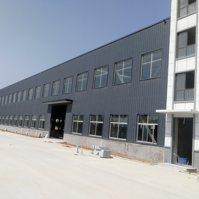 Αποθήκη κατασκευασμένης χάλυβα με δομές H-Section Beams 50 ετών διάρκεια ζωής