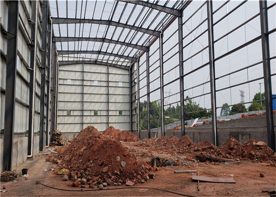 Προετοιμασμένα βιομηχανικά κτίρια από χάλυβα με πλαίσιο Q235B/Q355B